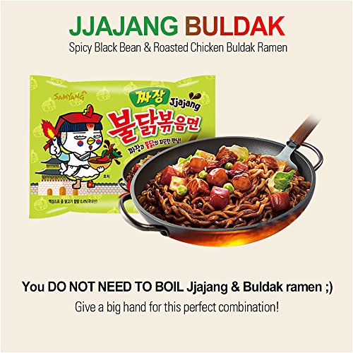 Samyang Jjajang Buldak 140G / Spicy Black Bean X Roasted Chicken