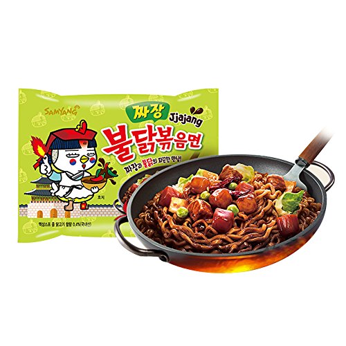 Samyang Jjajang Buldak 140G / Spicy Black Bean X Roasted Chicken