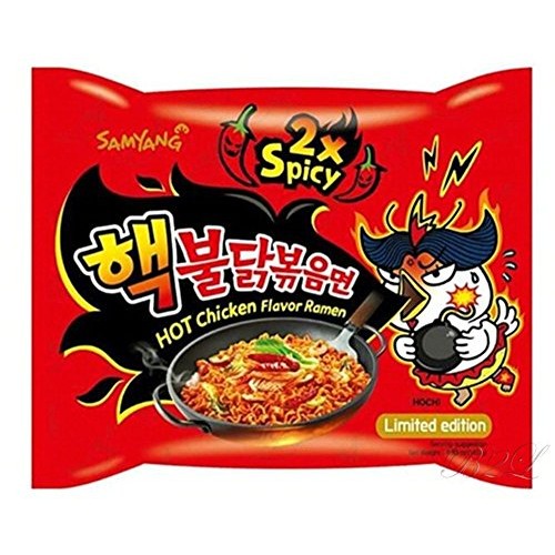 Samyang Spicy Chicken Stir Fried Noodles Ramen 2x Spicy Buldak ...