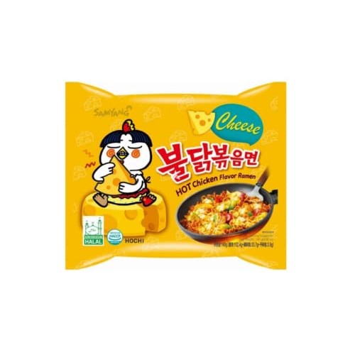 Variety Samyang Stir-fried Noodles mixed flavors