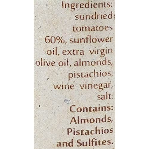Authentic Italian Sun Dried Tomato Pesto with Almonds and Pistac...
