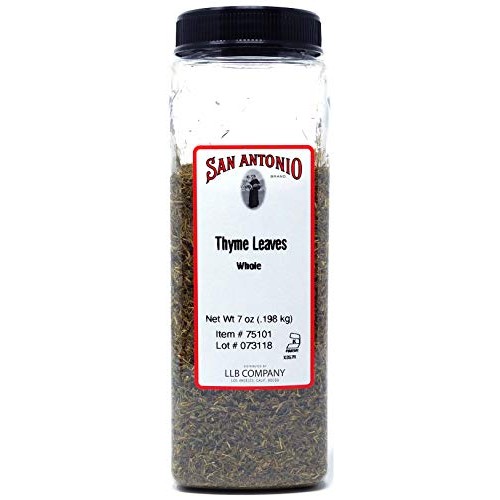 7-Ounce San Antonio Whole Dried Thyme Leaves - Seasoning Herb Le