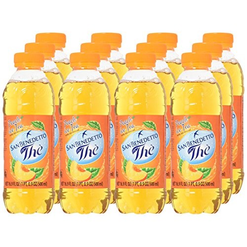 San Benedetto Iced Tea, Peach, 12 Count