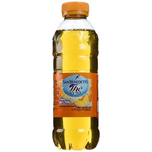 San Benedetto Peach Ice Tea Pack Of 24 - 16.9 Fl Ounce Each