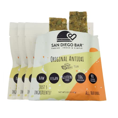 San Diego Bar-Original Antioxi | Pecan Nuts | Raw &Amp; Vegan Protei