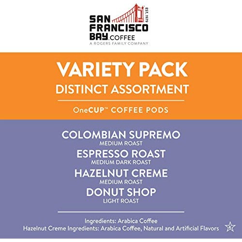 San Francisco Bay Coffee Onecup Assorted Variety Pack 80 Ct Comp