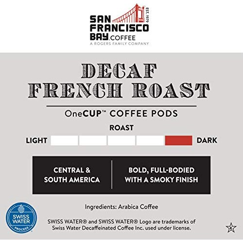 San Francisco Bay Coffee Onecup Decaf French Roast 80 Ct Natural