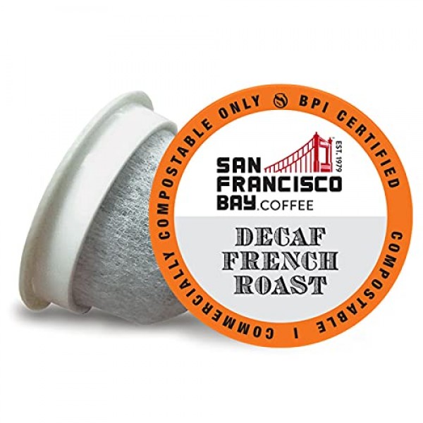 San Francisco Bay Coffee Onecup Decaf French Roast 36 Ct Swiss W