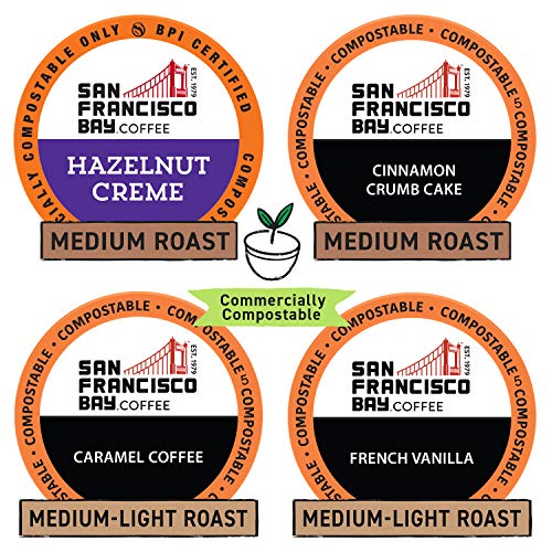 San Francisco Bay Coffee Onecup Flavored Variety Pack 40 Ct Comp