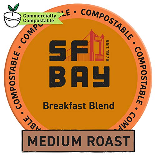 Sf Bay Coffee Breakfast Blend 80 Ct Medium Roast Compostable Cof