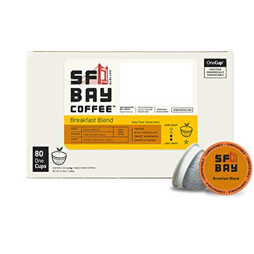 Sf Bay Coffee Breakfast Blend 80 Ct Medium Roast Compostable Cof