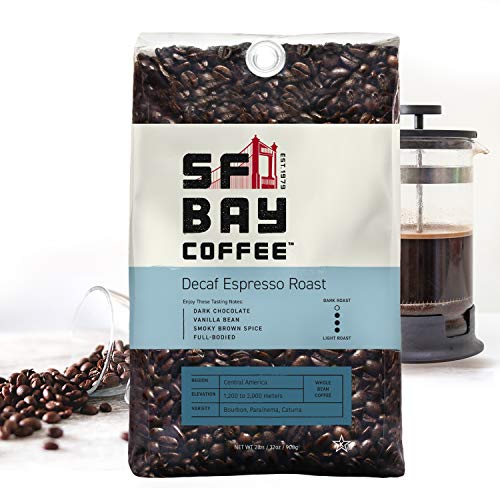 Sf Bay Coffee Decaf Espresso Roast Whole Bean 2Lb 32 Ounce Dar