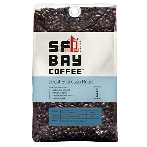 Sf Bay Coffee Decaf Espresso Roast Whole Bean 2Lb 32 Ounce Dar