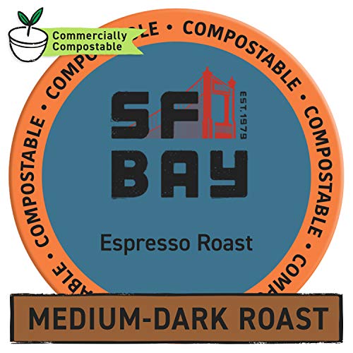 Sf Bay Coffee Espresso Roast 120 Ct Dark Roast Compostable Coffe