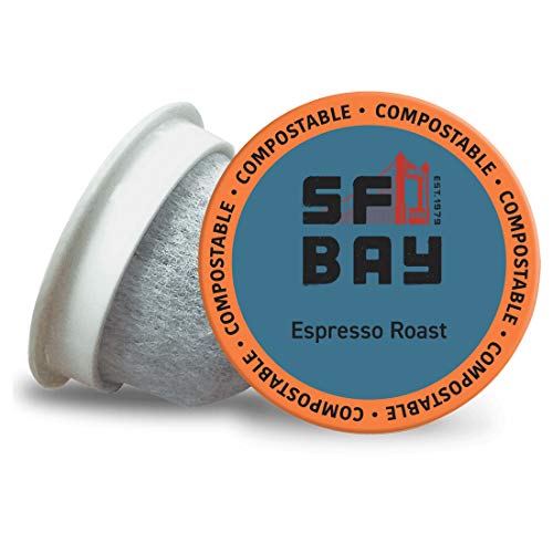 Sf Bay Coffee Espresso Roast 120 Ct Dark Roast Compostable Coffe