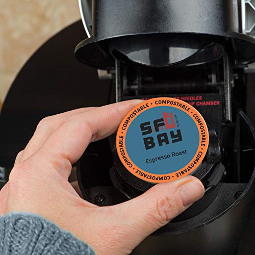 Sf Bay Coffee Espresso Roast 80 Ct Dark Roast Compostable Coffee