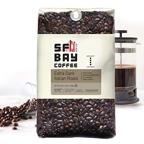 Sf Bay Coffee Extra Dark Italian Blend Whole Bean 2Lb 32 Ounce
