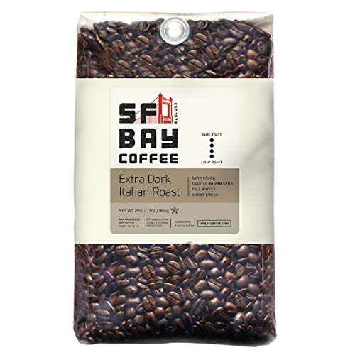 Sf Bay Coffee Extra Dark Italian Blend Whole Bean 2Lb 32 Ounce