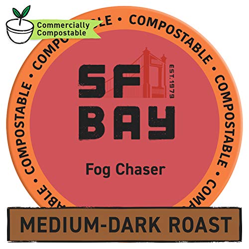 Sf Bay Coffee Fog Chaser 120 Ct Medium Dark Roast Compostable Co