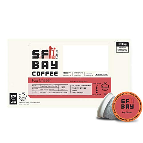 Sf Bay Coffee Fog Chaser 120 Ct Medium Dark Roast Compostable Co