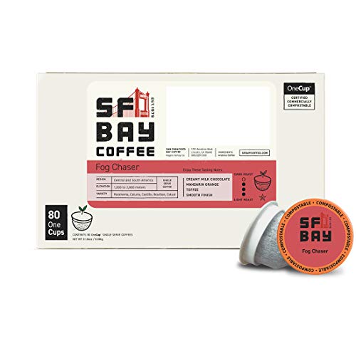 Sf Bay Coffee Fog Chaser 80 Ct Medium Dark Roast Compostable Cof