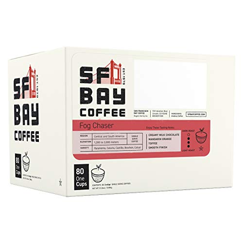 Sf Bay Coffee Fog Chaser 80 Ct Medium Dark Roast Compostable Cof