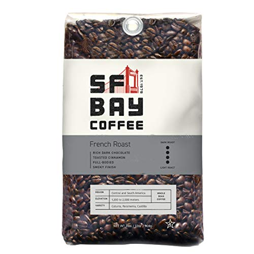 Sf Bay Coffee French Roast Whole Bean 2Lb 32 Ounce Dark Roast