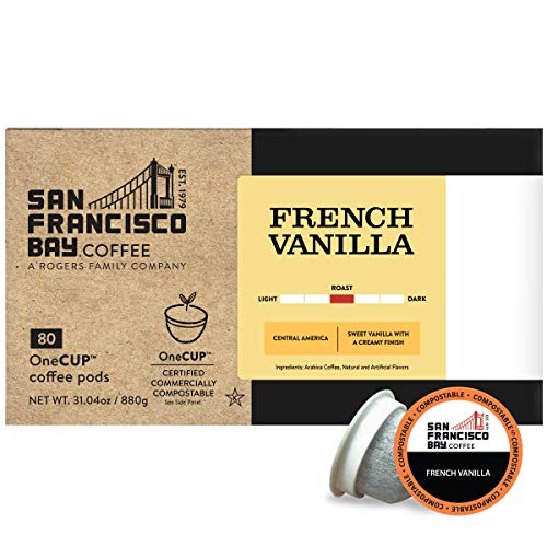 Sf Bay Coffee French Vanilla 80 Ct Flavored Medium Roast Compost