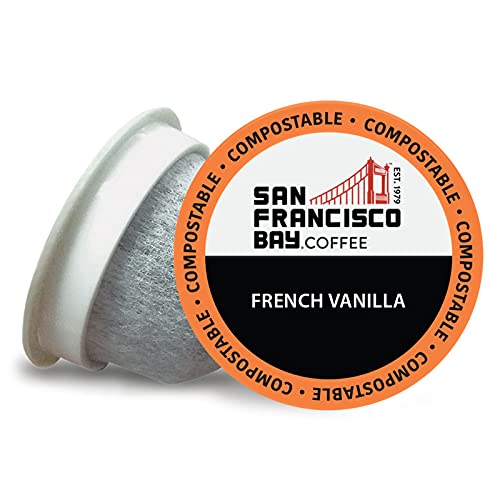 Sf Bay Coffee French Vanilla 80 Ct Flavored Medium Roast Compost