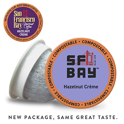 Sf Bay Coffee Hazelnut Crème 120 Ct Flavored Medium Roast Compos