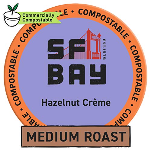 Sf Bay Coffee Hazelnut Crème 120 Ct Flavored Medium Roast Compos