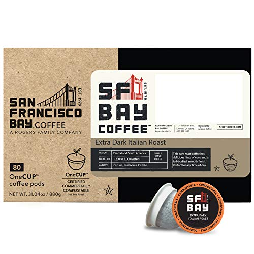 Sf Bay Coffee Onecup Extra Dark Italian Roast 80 Ct Extra Dark R