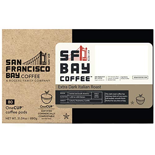 Sf Bay Coffee Onecup Extra Dark Italian Roast 80 Ct Extra Dark R