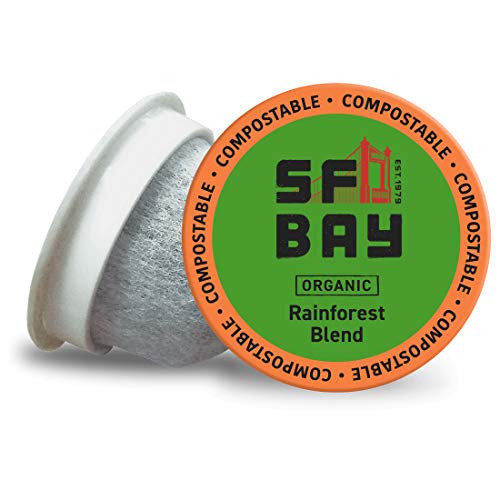 Sf Bay Coffee Organic Rainforest Blend 36 Ct Medium Roast Compos