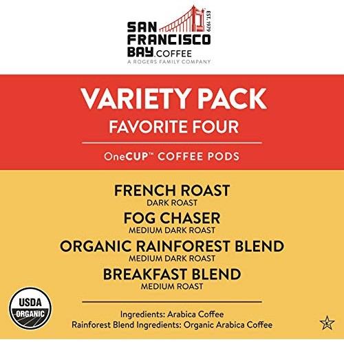 Sf Bay Coffee Variety Pack 80 Ct Compostable Coffee Pods, K Cup