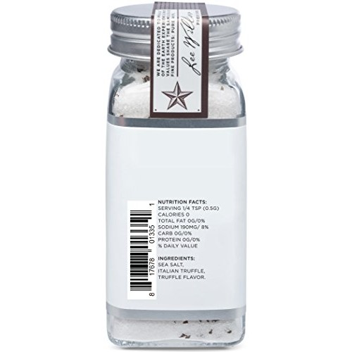4 Oz. Glass Shaker - Authentic Italian Black Truffle Gourmet Sea