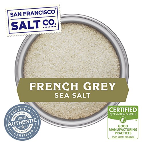 8 Oz. Chefs Jar - French Grey Sea Salt - Sel Gris By San Franci