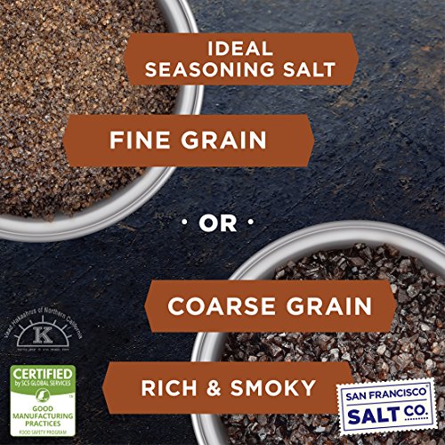 Alderwood Smoked Sea Salt - 2 Lb. Bag Coarse Grain By San Franci