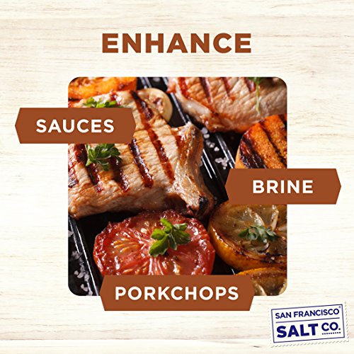 Alderwood Smoked Sea Salt - 2 Lb. Bag Coarse Grain By San Franci