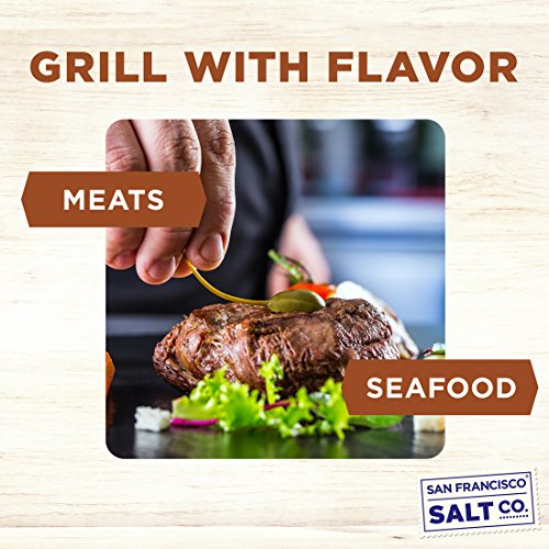 Alderwood Smoked Sea Salt - 2 Lb. Bag Coarse Grain By San Franci