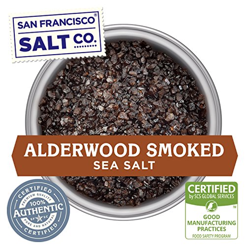 Alderwood Smoked Sea Salt - 2 Lb. Bag Coarse Grain By San Franci