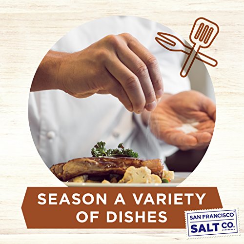 Alderwood Smoked Sea Salt - 2 Lb. Bag Coarse Grain By San Franci