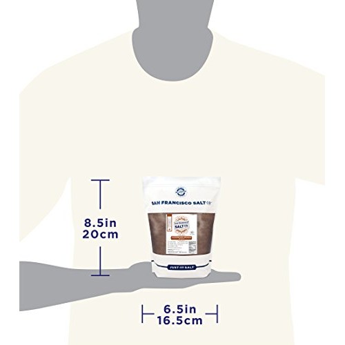 Alderwood Smoked Sea Salt - 2 Lb. Bag Coarse Grain By San Franci