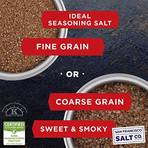 Applewood Smoked Sea Salt - 2 Lbs. Coarse Grain By San Francisco