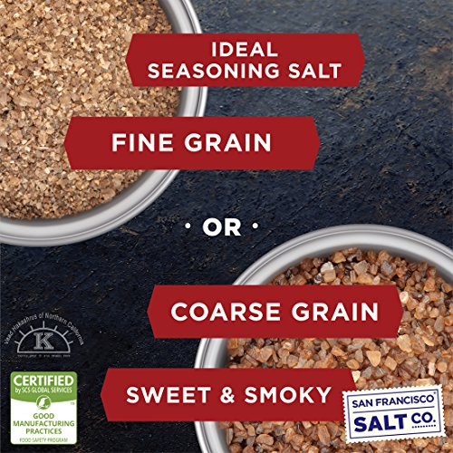 Cherrywood Smoked Sea Salt - 2 Lb. Bag Fine Grain By San Francis