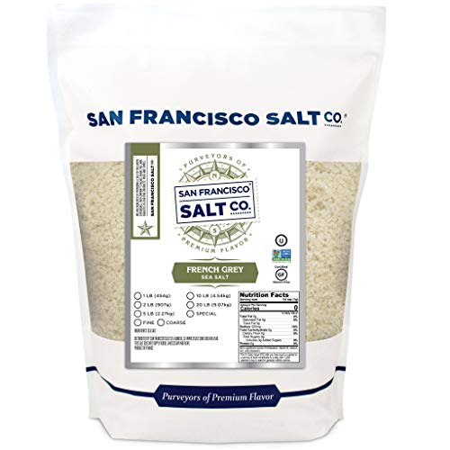 French Grey Sea Salt 2 Lb. Bag Coarse Grain - Sel Gris By San Fr