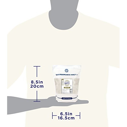 French Grey Sea Salt 2 Lb. Bag Fine Grain - Sel Gris By San Fran