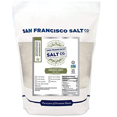 French Grey Sea Salt 2 Lb. Bag Fine Grain - Sel Gris By San Fran