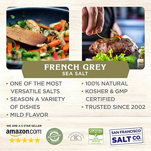 French Grey Sea Salt 5 Oz. Fine Grain - Sel Gris By San Francisc