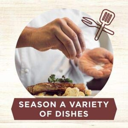 Hickory Smoked Sea Salt 2 Lb. Bag - Coarse Grain By San Francisc